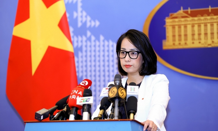 Yêu cầu tàu Trung Quốc chấm dứt khảo sát trái phép trong vùng biển Việt Nam