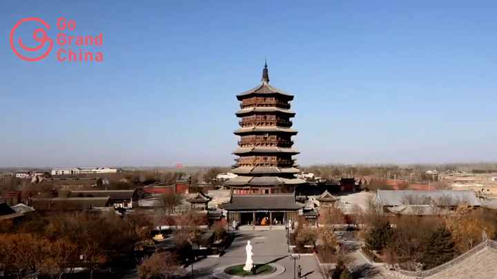 Độc đáo chùa gỗ 1000 năm cao nhất thế giới 