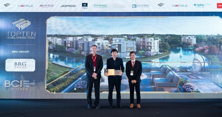 Tập đoàn BRG lọt 'Top 10 công ty Chủ đầu tư hàng đầu' tại Asia Awards 2024