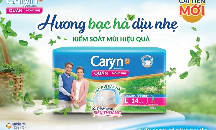 Quần Caryn mỏng nhẹ cải tiến với hương bạc hà dịu mát