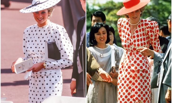 Kết hợp linh hoạt để có vẻ đẹp cổ điển với họa tiết chấm bi