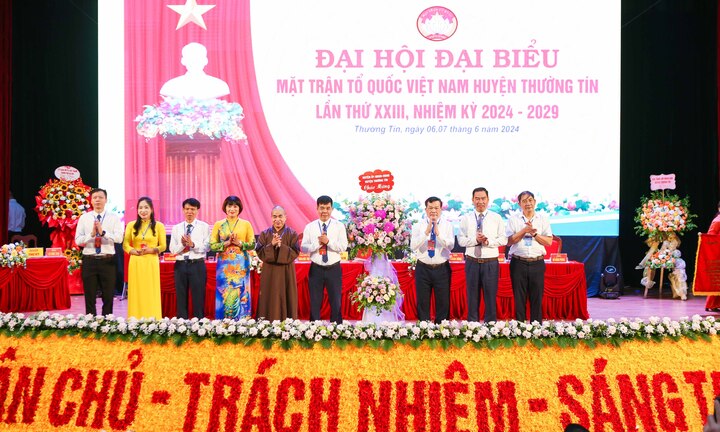 Hà Nội: Huyện Thường Tín tổ chức thành công Đại hội Đại biểu MTTQ huyện lần 23