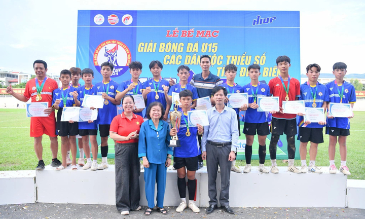 Bế mạc Giải bóng đá U15 các dân tộc thiểu số tỉnh Điện Biên - Cúp HIUP năm 2024