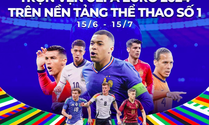 Xem trọn vẹn UEFA EURO 2024 & COPA AMERICA 2024 duy nhất trên K+