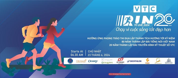Egan tài trợ trang phục chính thức cho giải chạy VTC - Run to Live 2024