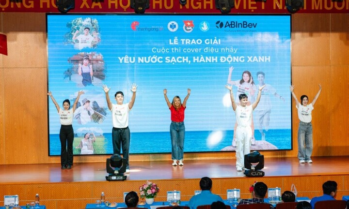 AB InBev trao giải cuộc thi cover điệu nhảy 'Yêu nước sạch, hành động xanh'