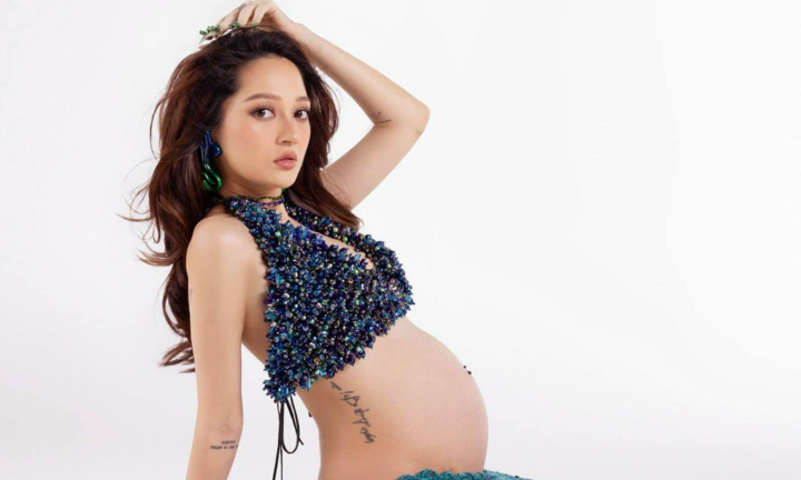 Hé lộ hình ảnh Bảo Anh lúc mang thai 