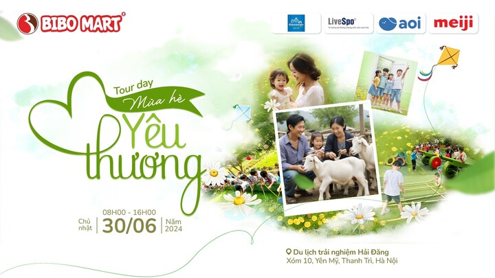 Bibo Mart tổ chức tourday trải nghiệm cuộc sống làng quê miễn phí cho các bé