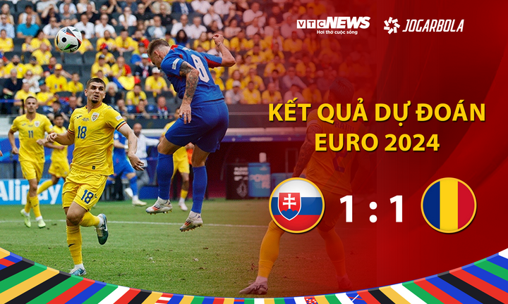 Kết quả Dự đoán EURO 2024 nhận quà VTC News: Slovakia vs Romania