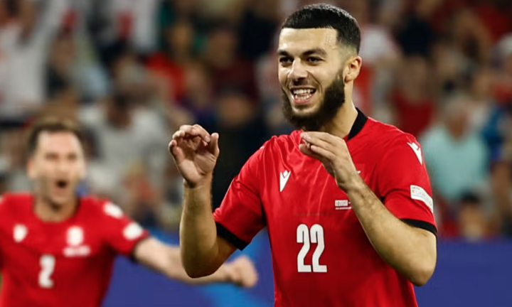 Cầu thủ Gruzia đứng đầu bảng xếp hạng vua phá lưới EURO 2024 là ai?