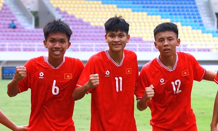 Trực tiếp bóng đá U16 Việt Nam 5-1 U16 Myanmar: Duy Đăng ghi bàn