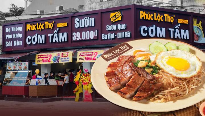 Cơm tấm Phúc Lộc Thọ ‘soán ngôi’