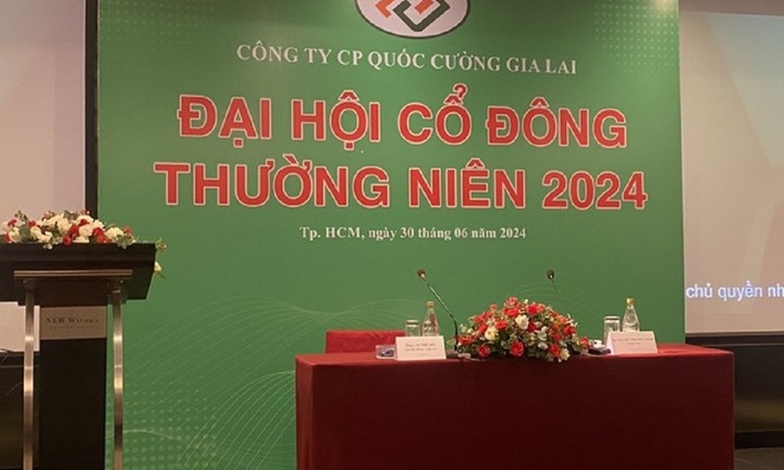Đại hội cổ đông Quốc Cường Gia Lai bất thành vì tổng giám đốc vắng mặt
