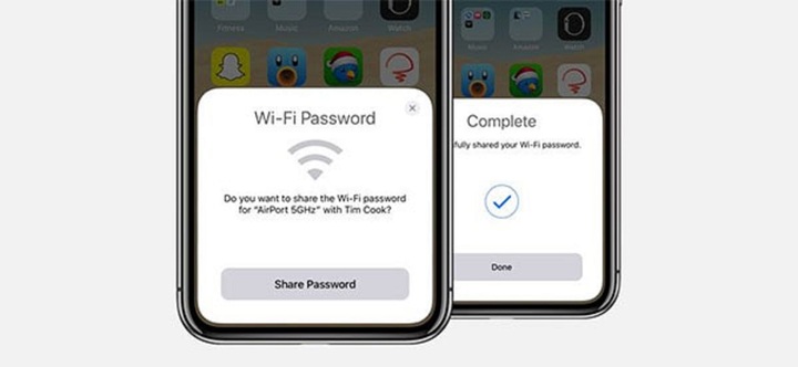 Hướng dẫn chia sẻ mật Khẩu Wi-Fi trên iPhone/iPad