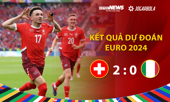 Kết quả Dự đoán EURO 2024 nhận quà VTC News: Thụy Sỹ - Italy