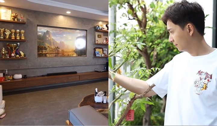 Cận cảnh căn penthouse 3 tầng của Ngô Kiến Huy