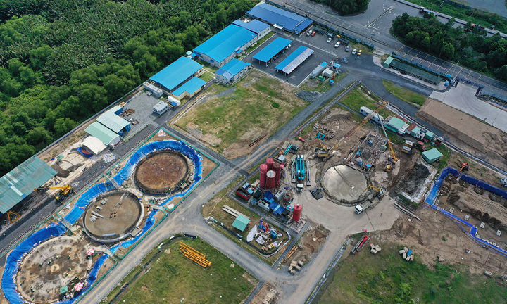 Nhà máy xử lý nước thải gần 6.000 tỷ đồng lớn nhất Đông Nam Á ở TP.HCM