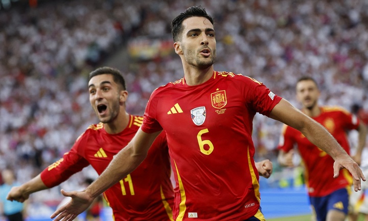 Kết quả EURO 2024: Thắng kịch tính Đức, Tây Ban Nha vào bán kết