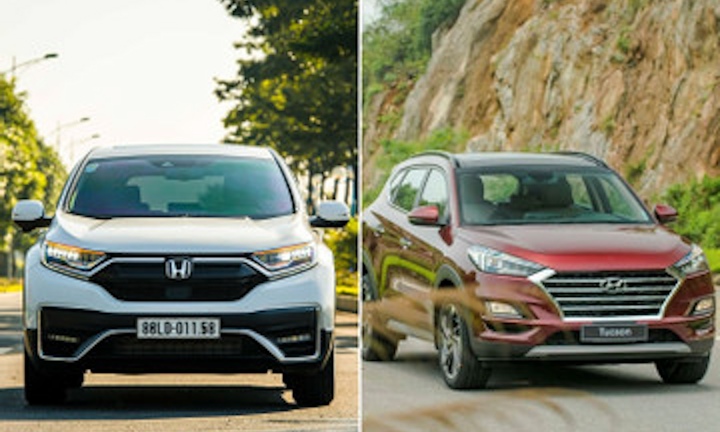 Xe gầm cao giá 750 triệu: Mua Hyundai Tucson hay Honda CR-V cũ sản xuất 2020?