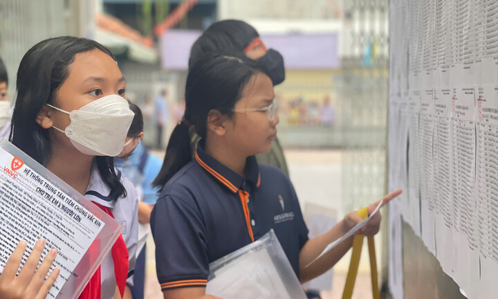 Công bố điểm chuẩn vào lớp 6 trường THCS - THPT Trần Đại Nghĩa 