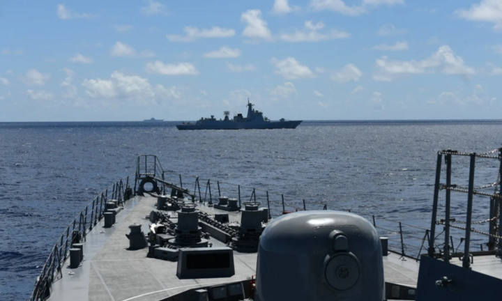 Tàu Sơn Đông Trung Quốc xuất hiện gần Đài Loan khi Mỹ tổ chức tập trận Rimpac