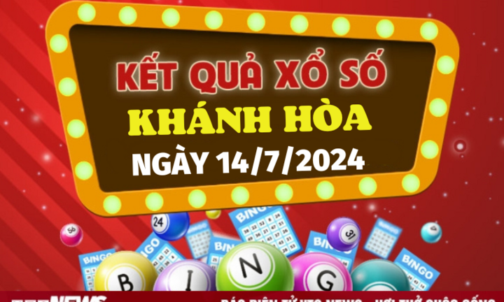 XSKH 14/7 - Kết quả xổ số Khánh Hòa hôm nay 14/7/2024 - XSKH Chủ nhật
