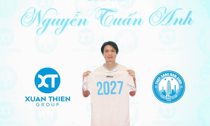 Tuấn Anh ký hợp đồng 3 năm với Nam Định