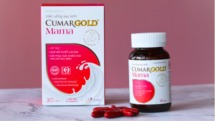CumarGold Mama - Giải pháp lợi sữa khoa học hỗ trợ cho mẹ ít sữa, mất sữa
