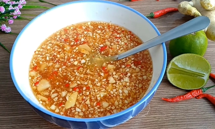 Cách pha nước chấm vịt luộc cực ngon