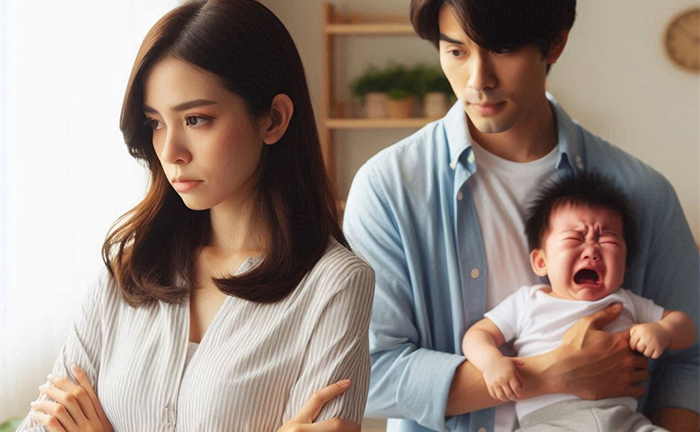 Nghe tin sếp nằm viện, vợ liền xách quần áo vào chăm, mặc tôi bế con ở nhà