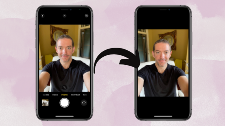 Cách khắc phục lỗi chụp cam thường iPhone bị lệch mặt