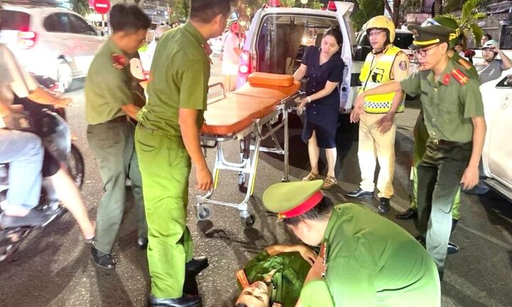 Khởi tố nam thanh niên tông xe khiến chiến sĩ công an bị thương