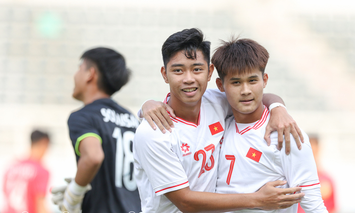 Thắng đậm U19 Lào, U19 Việt Nam xếp nhì bảng nhưng vẫn bị loại