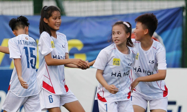 Hà Nội vô địch giải bóng đá nữ U16 Quốc gia 2024