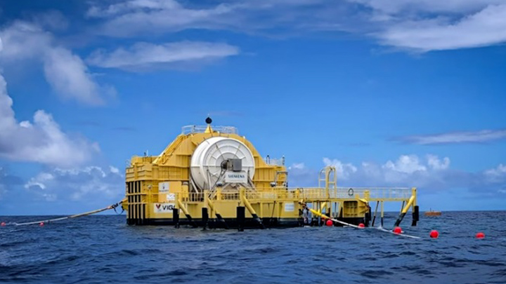 Turbine nổi sản xuất điện sóng công suất 1,25 MW