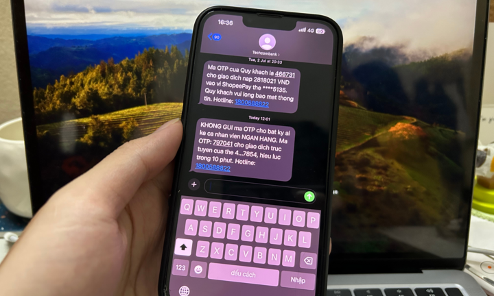 Rủi ro khi nhận mã OTP qua tin nhắn SMS