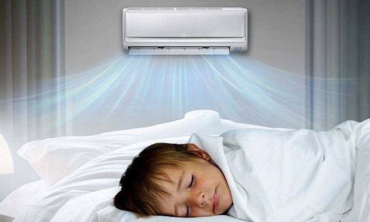 Nằm điều hoà lạnh, bé 2 tuổi liệt dây thần kinh số 7