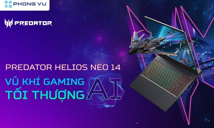 Phong Vũ tổ chức sự kiện ra mắt Laptop gaming Acer Predator Helios Neo 14