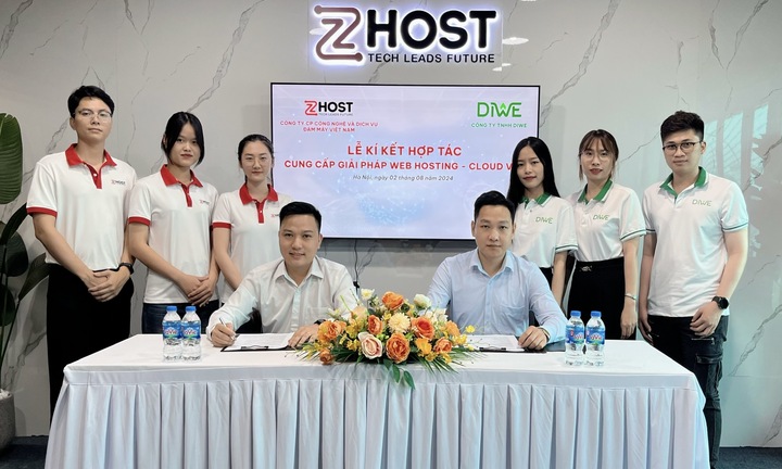 Zhost 'bắt tay' với Diwe Agency hướng tới giải pháp Điện toán đám mây