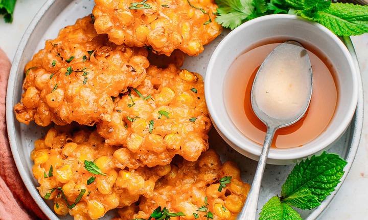 Hướng dẫn làm bánh ngô chiên không dầu mỡ