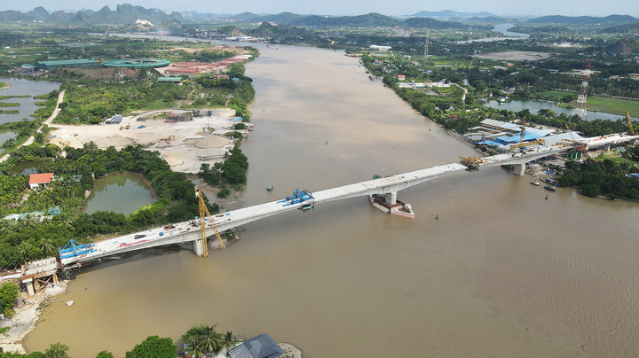 Hình hài cây cầu thứ 4 nối Hải Phòng - Quảng Ninh 