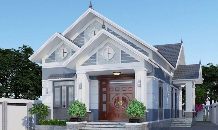Những mẫu nhà trệt đẹp, chi phí xây dựng thấp