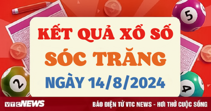 XSST 14/8 - Kết quả xổ số Sóc Trăng hôm nay 14/8/2024 - XSST thứ Tư