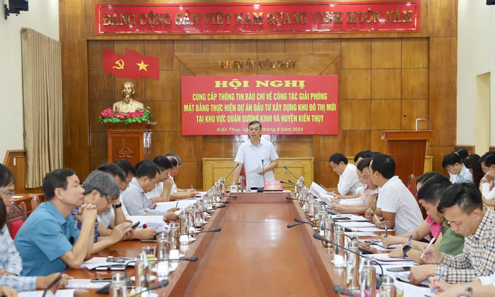 Hải Phòng gỡ vướng mắc công tác giải phóng mặt bằng tại dự án khu đô thị mới