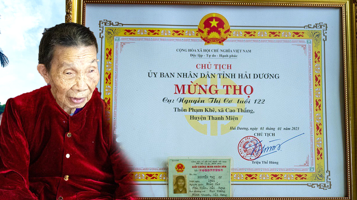 Bí kíp sống thọ của cụ bà 123 tuổi tóc vẫn đen, răng vẫn mọc mới