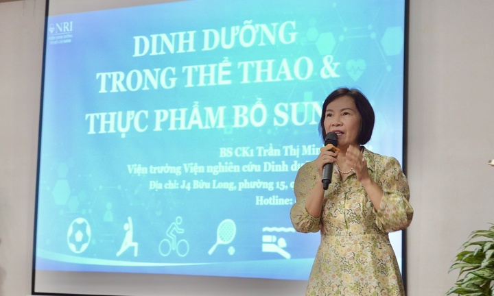 Quỹ Phát triển Tài năng Việt tài trợ khóa học dinh dưỡng cho các vận động viên