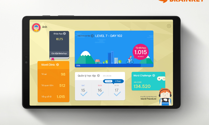 BrainKey - Học tiếng Anh dễ dàng ở bất cứ đâu