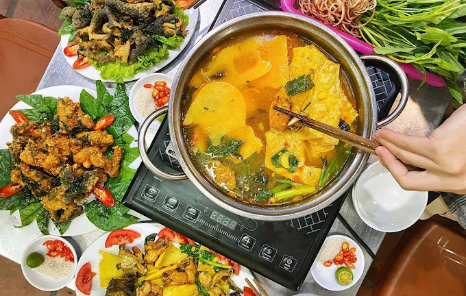 Những quán lẩu ếch măng cay ngon nổi tiếng Hà Nội 