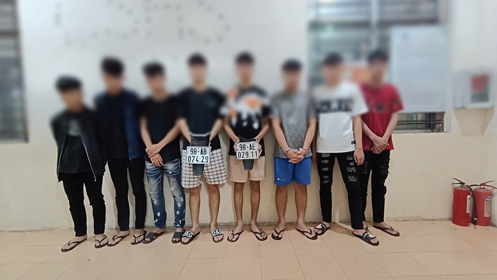 Khởi tố nhóm thanh niên học trên mạng, chặt biển số xe của người đi đường