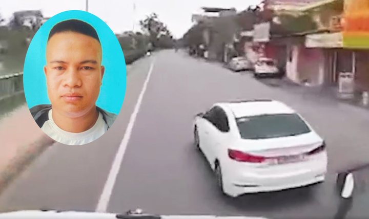 Khởi tố tài xế ô tô con đánh võng trước xe đầu kéo ở Hải Phòng